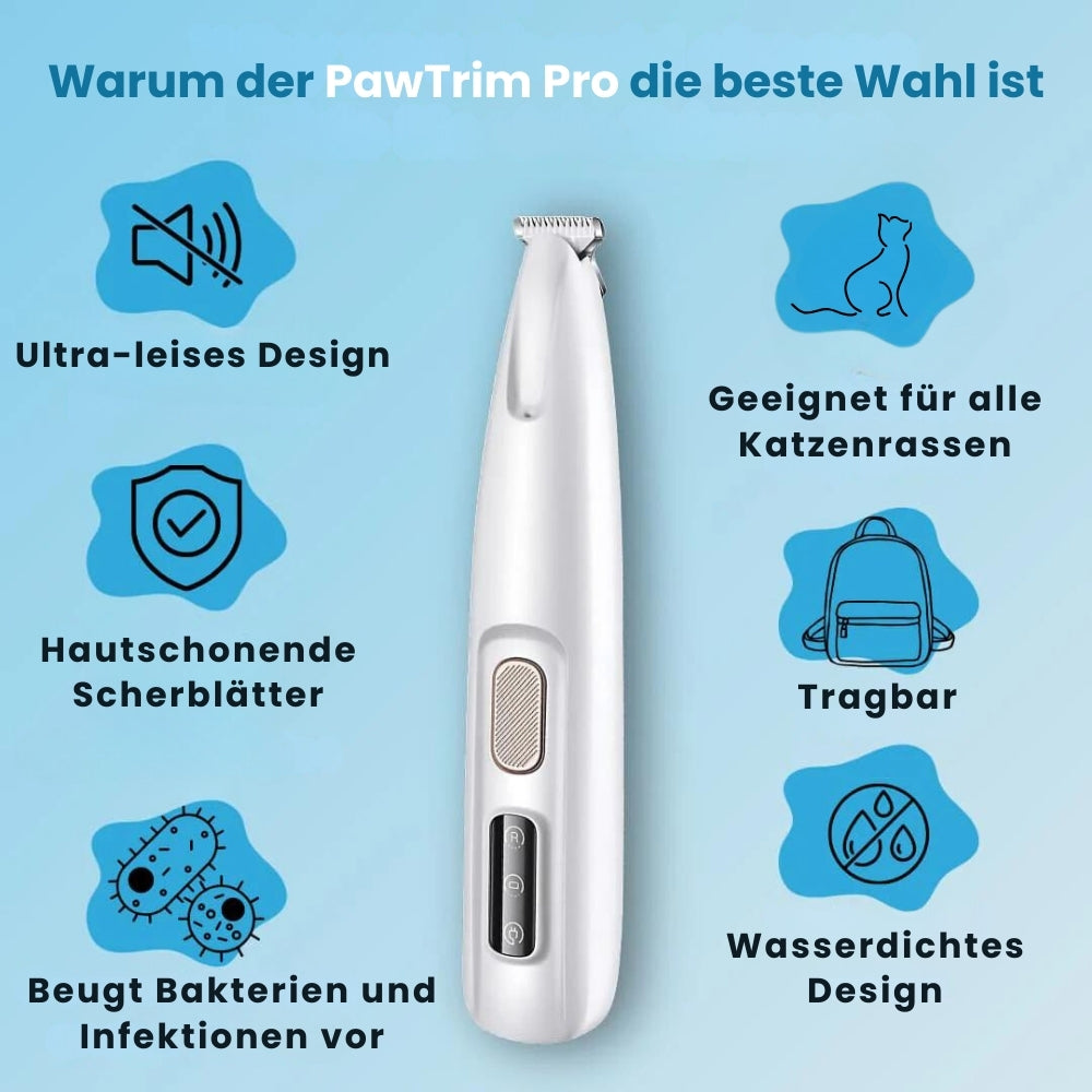 PawTrim Pro™ Katzen - Sanfte Pflege für sensible Samtpfoten